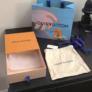 Louis Vuitton belt box, dust bag, bag